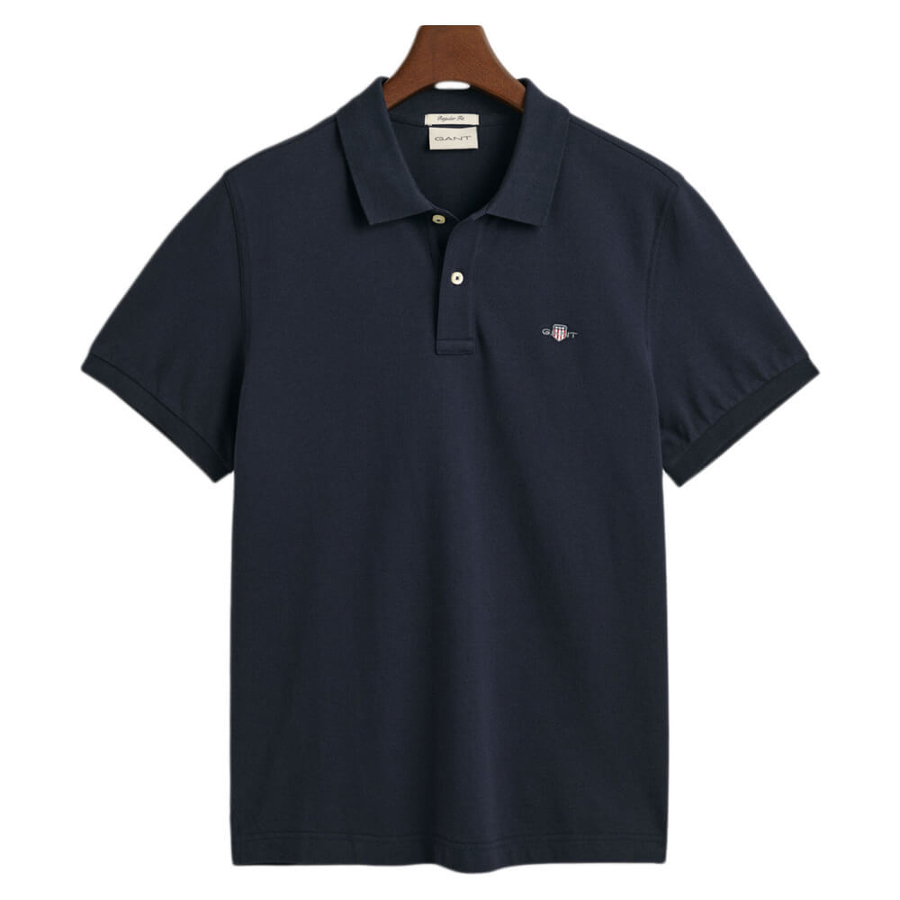 GANT Regular Fit Shield Pique Polo Shirt